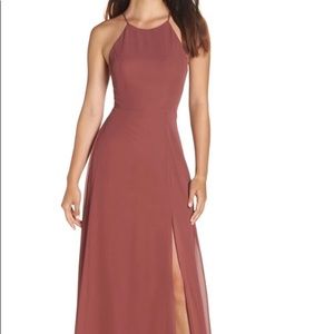 Jenny Yoo Kayla A-Line Gown- Cinnamon Rose